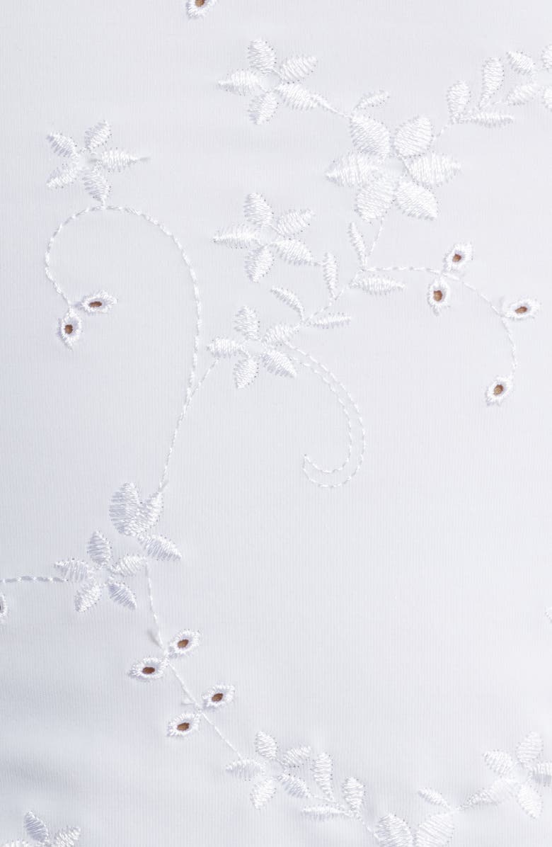 BDG Urban Outfitters Je T'aime Floral Embroidered Camisole, Alternate, color, White