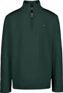 Tommy Hilfiger Kids' Cotton Quarter Zip Sweater