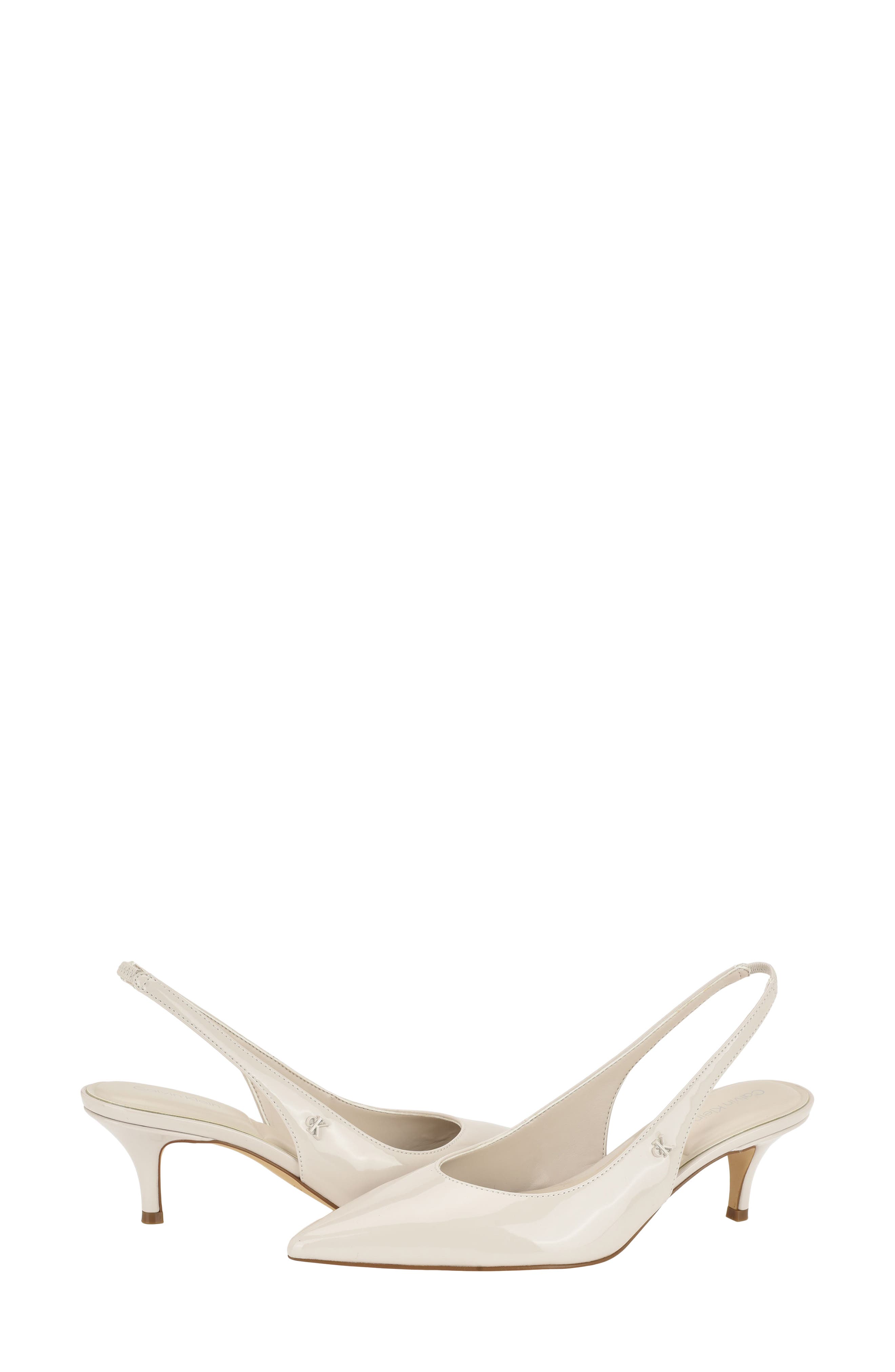 Emersyn Pointed Toe Slingback Pump, Alternate, color, IVORY