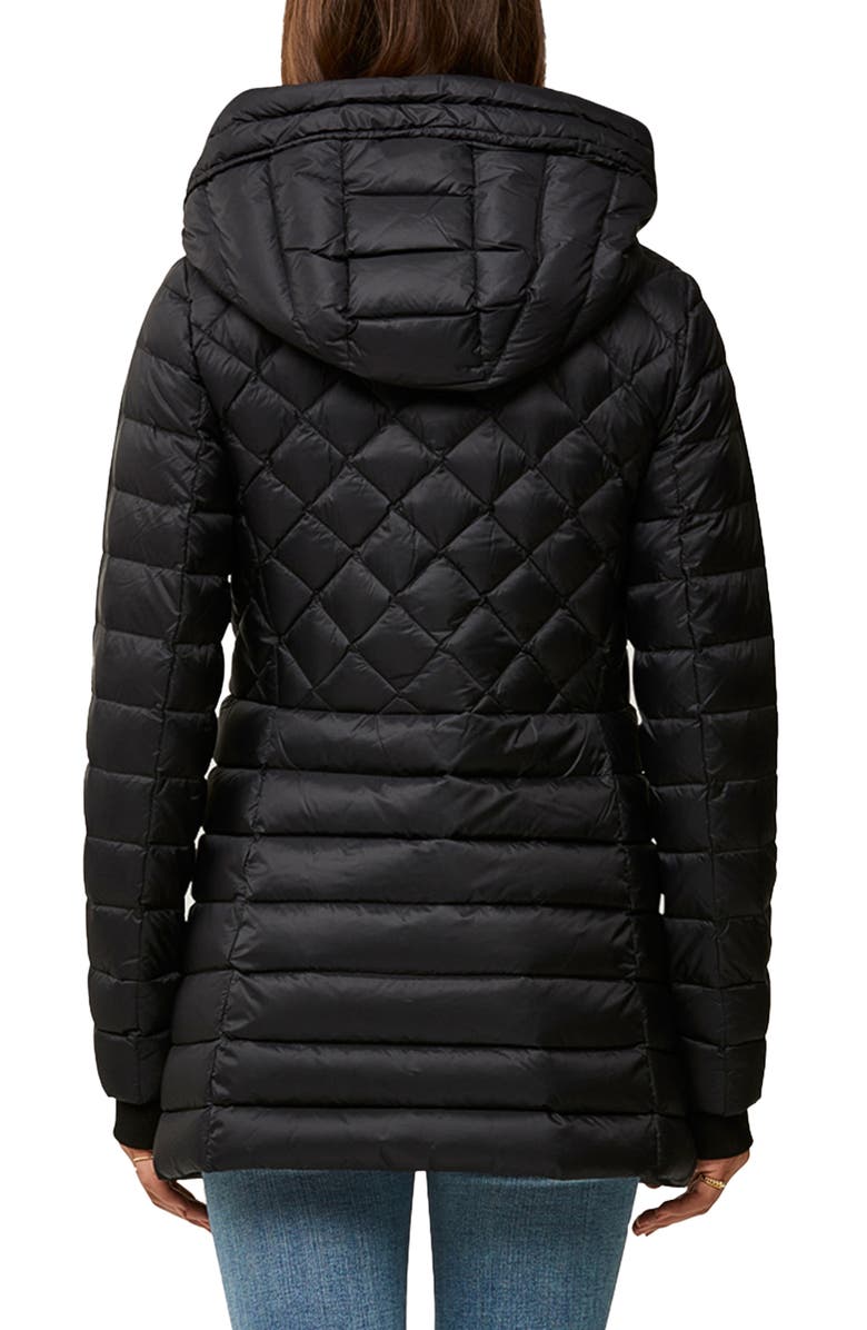 Soia & Kyo Alyssandra Down Water Repellent Lightweight A-Line Hooded Coat, Alternate, color,