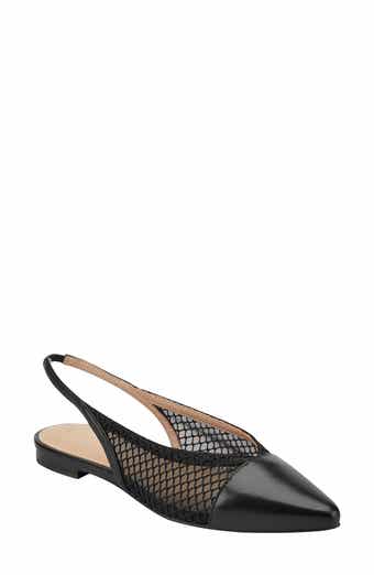 Davin Pointed Toe Slingback Flat