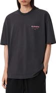AllSaints Underground Oversize Graphic T-Shirt