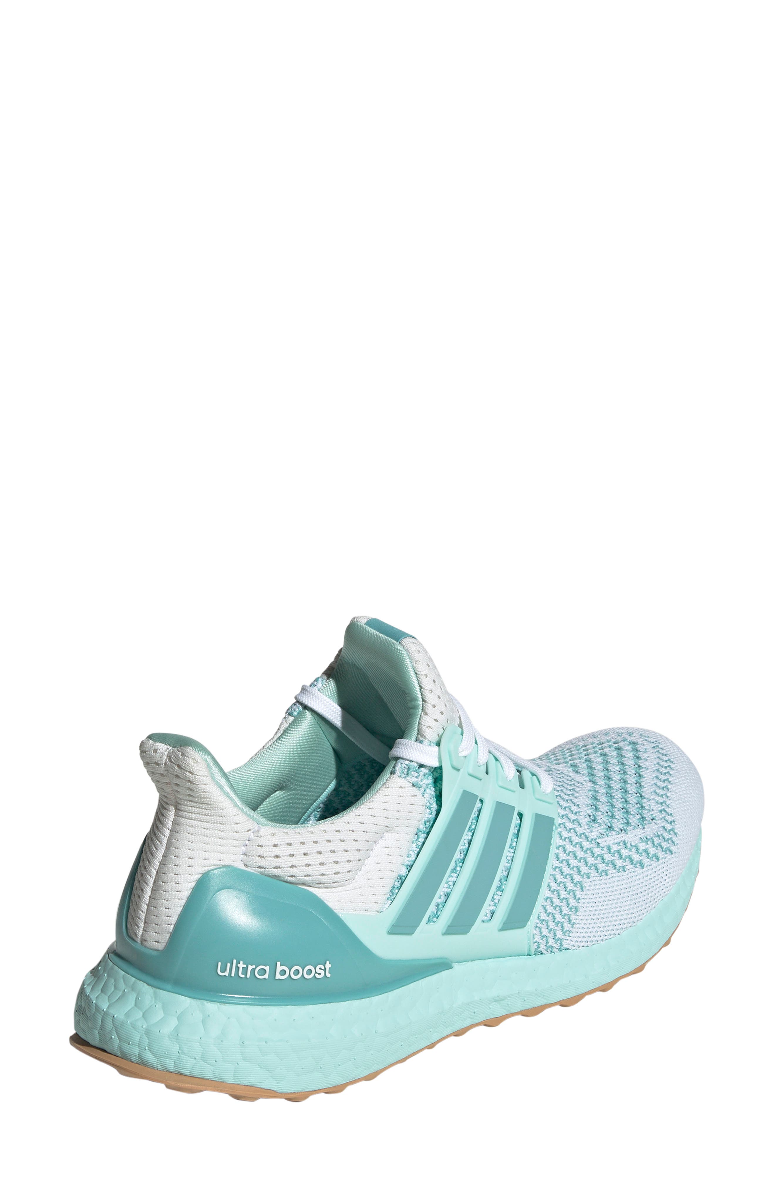 adidas Ultraboost 1.0 Running Sneaker, Alternate, color, White/ Mint/ Flash Aqua