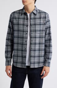 AG Aiden Plaid Cotton Button-Up Shirt