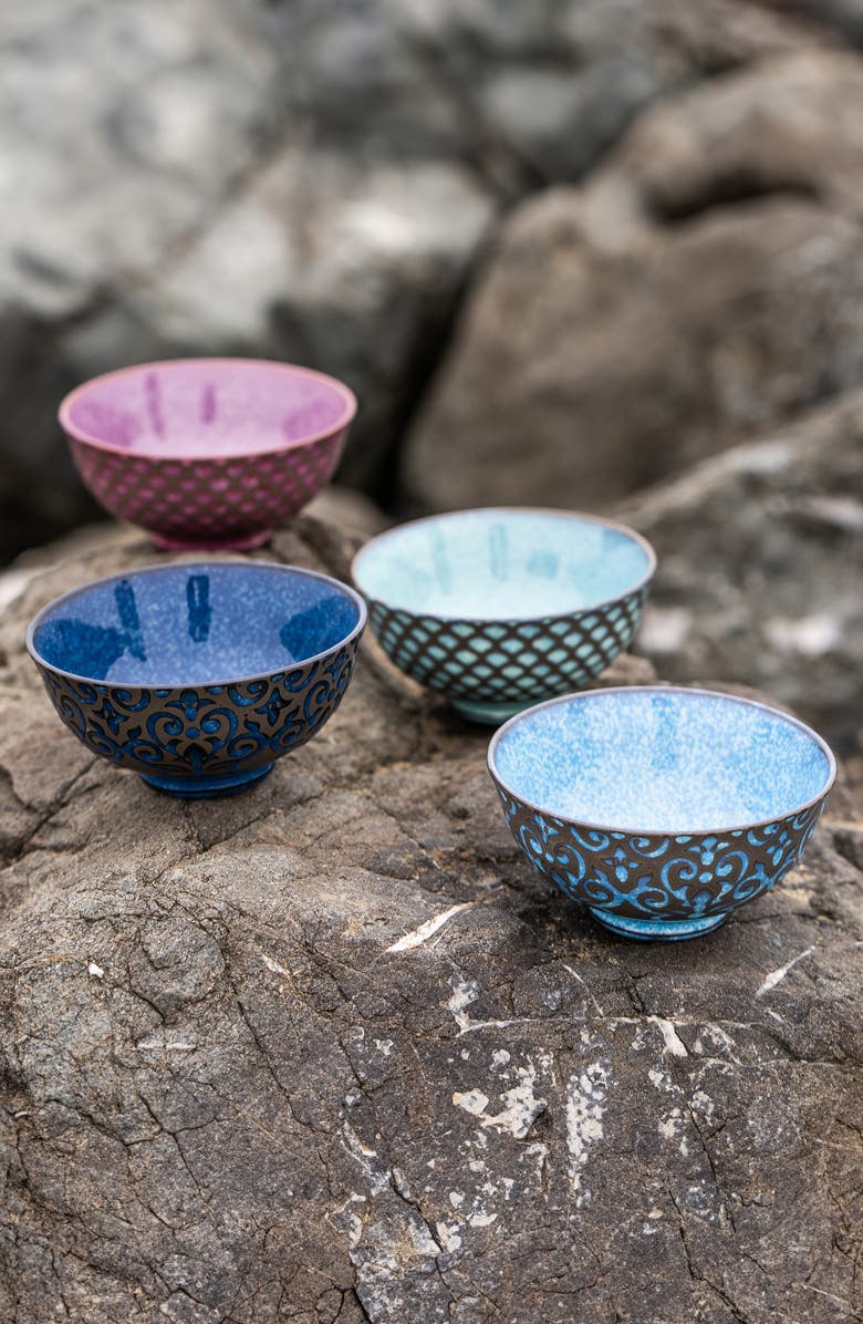 BIA Cordon Bleu Set of 4 Assorted Ceramic Bowls, Alternate, color, Multi