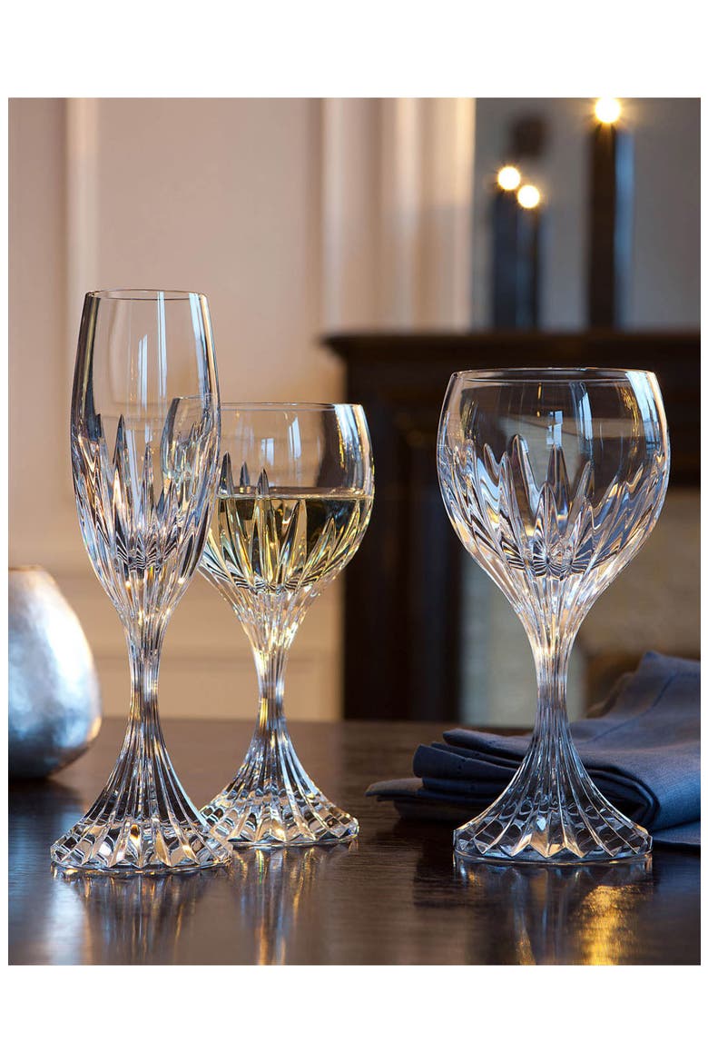 Massena Lead Crystal Red Wine Glass, Alternate, color, CLEAR