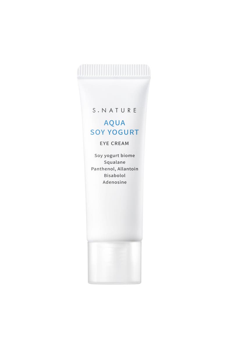 S.NATURE SOY YOGURT EYE CREAM, 25g, Main, color, NO COLOR