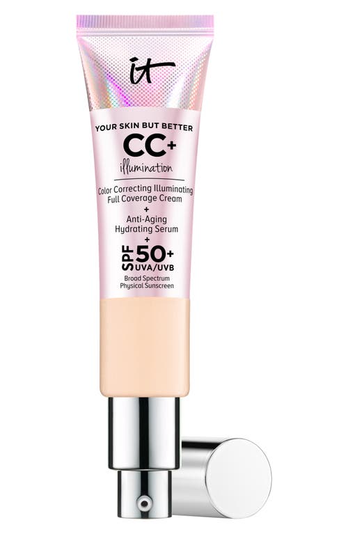 IT Cosmetics CC+ Cream Illumination SPF 50+ Full Coverage Cream Corrector & Serum in Light Medium 