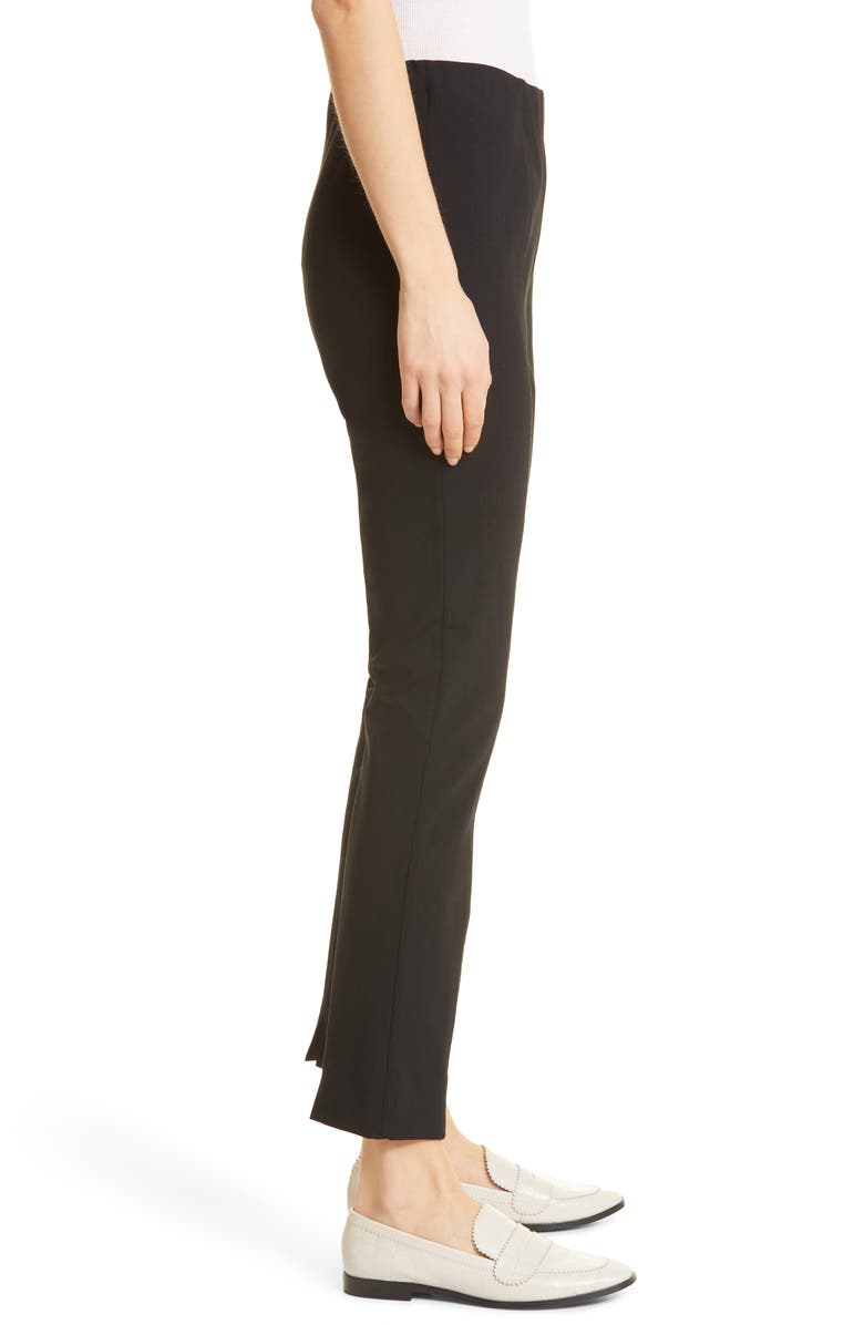 Misook Nia Straight Leg Ponte Knit Pants, Alternate, color, Black