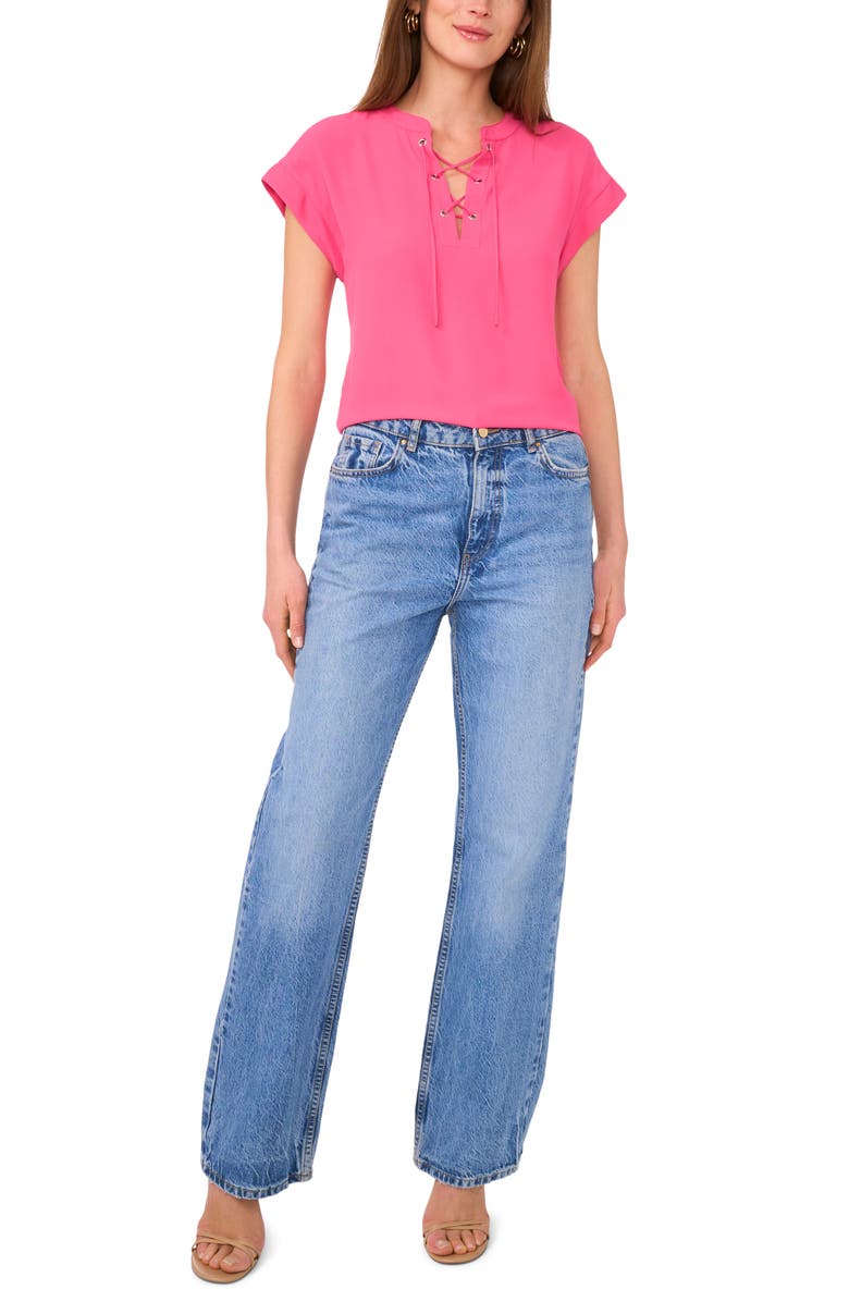 Vince Camuto Tie Neck Top, Alternate, color,