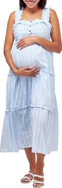 Nom Maternity Emma Maternity & Nursing Maxi Tank Dress