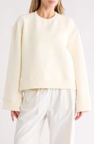 Sweaty Betty Peaceful Rib Cropped Sweatshirt