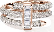 John Hardy Artisan Series 18k Gold Diamond Spear Coil Ring