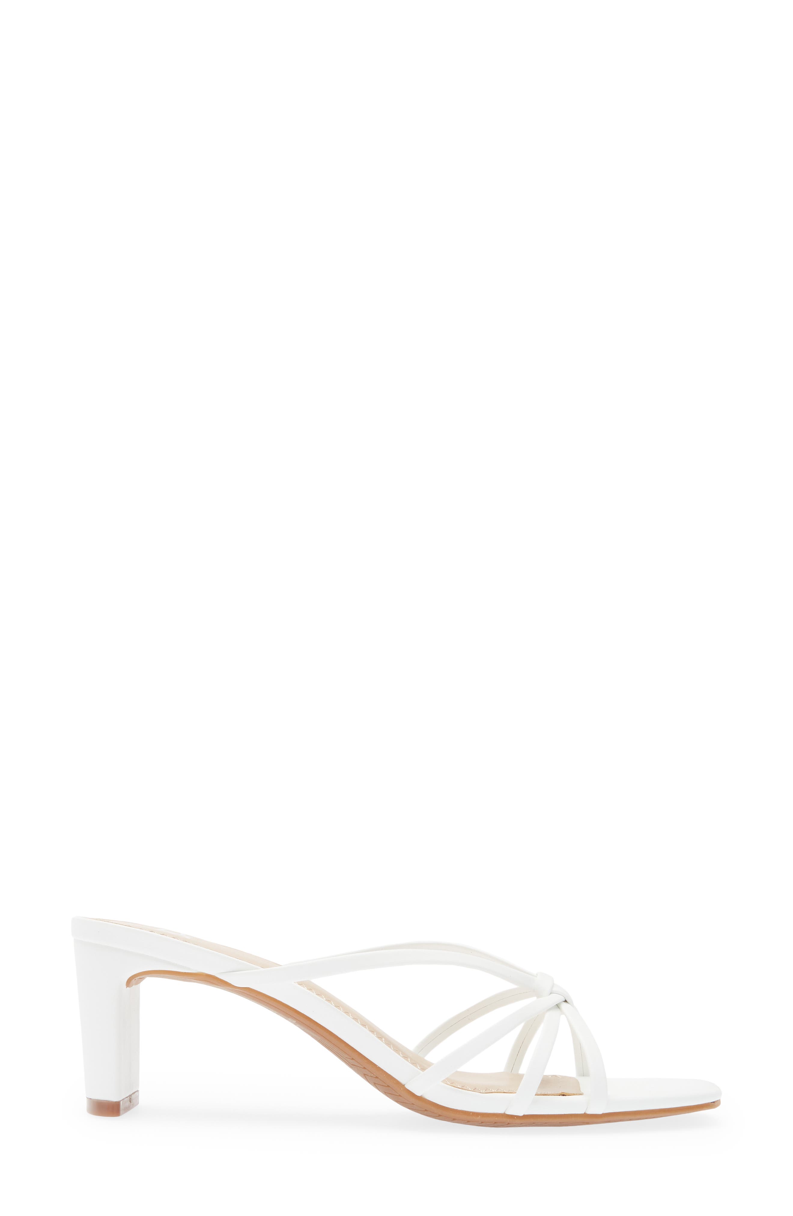 Karsyn Strappy Slide Sandal, Alternate, color, WHITE