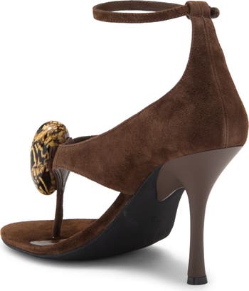 Bronzite Ankle Strap Sandal