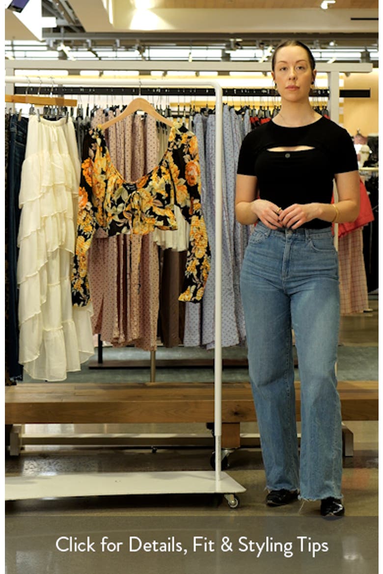 Floral Tie Crop Top video