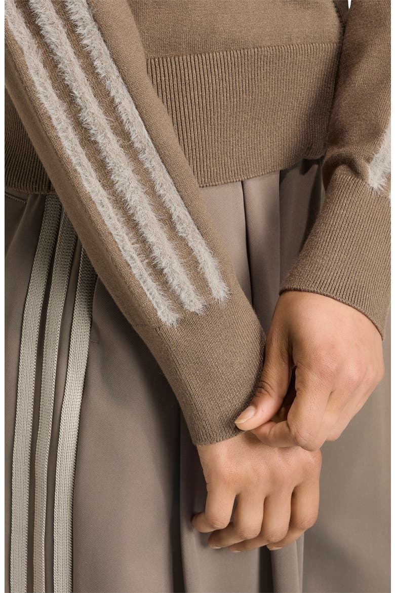 Knit Track Top, Alternate, color, BRANCH/ SILVER PEBBLE