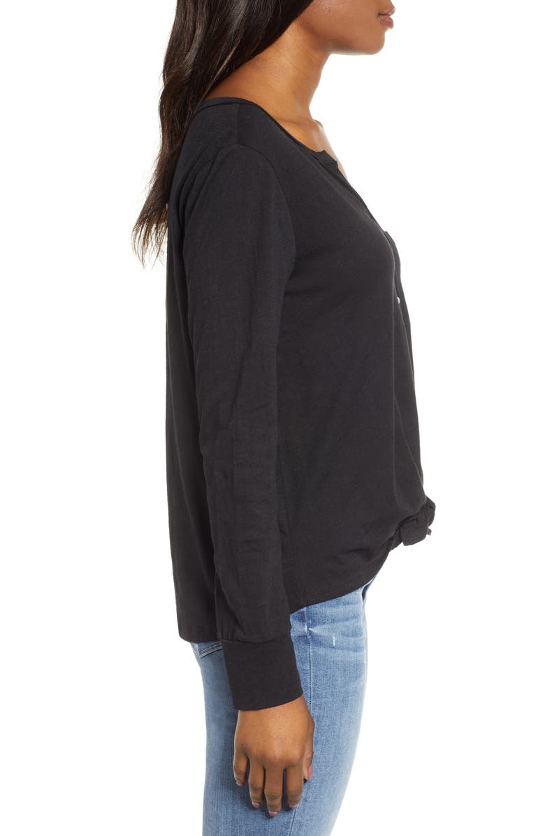 Caslon<sup>®</sup> Tie Front Top, Alternate, color,