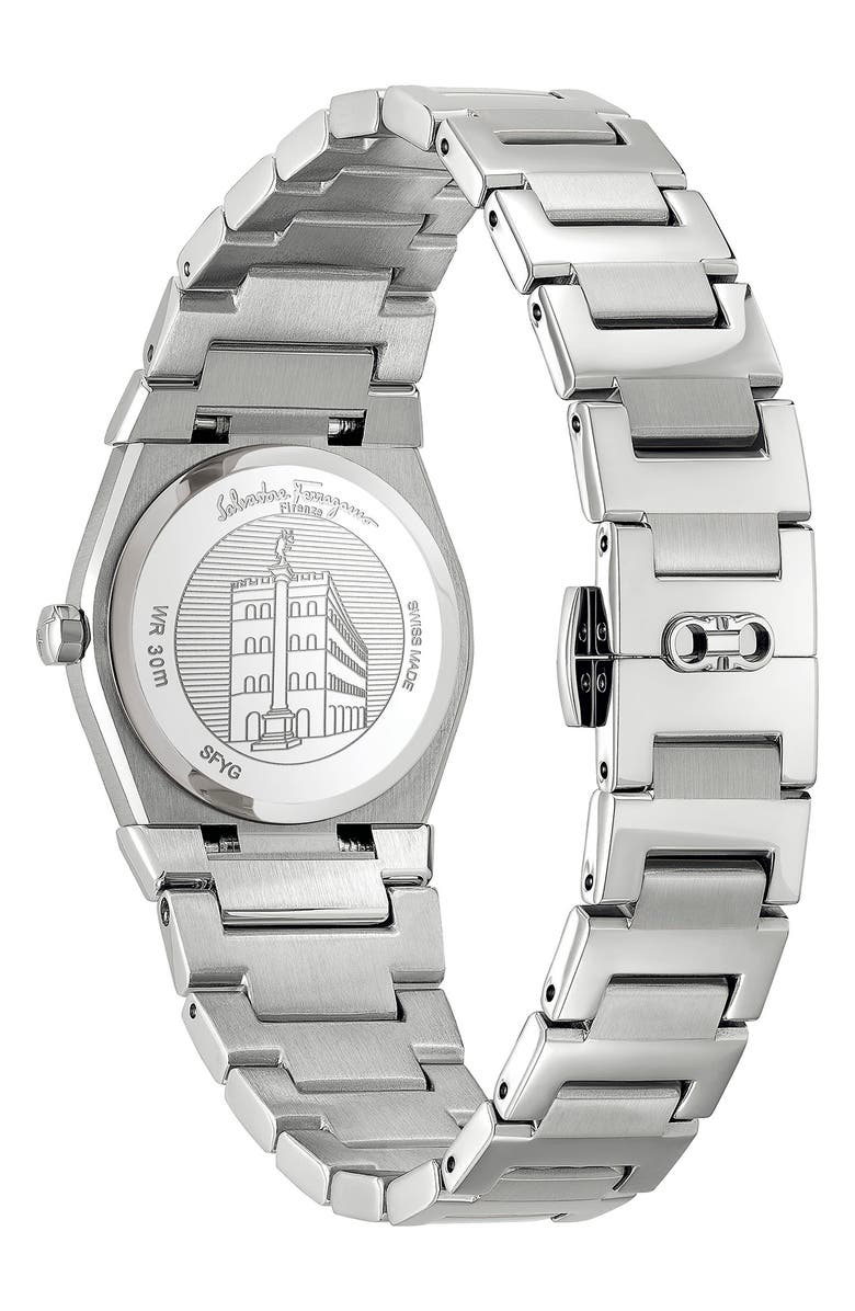 FERRAGAMO Salvatore Ferragamo Vega Bracelet Watch, 28mm, Alternate, color, Stainless Steel