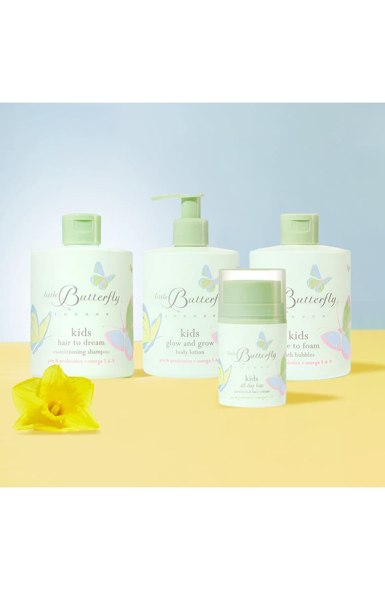 Little Butterfly London Kid's All Day Fun 4 Product Hair and Skincare Bundle, Alternate, color,