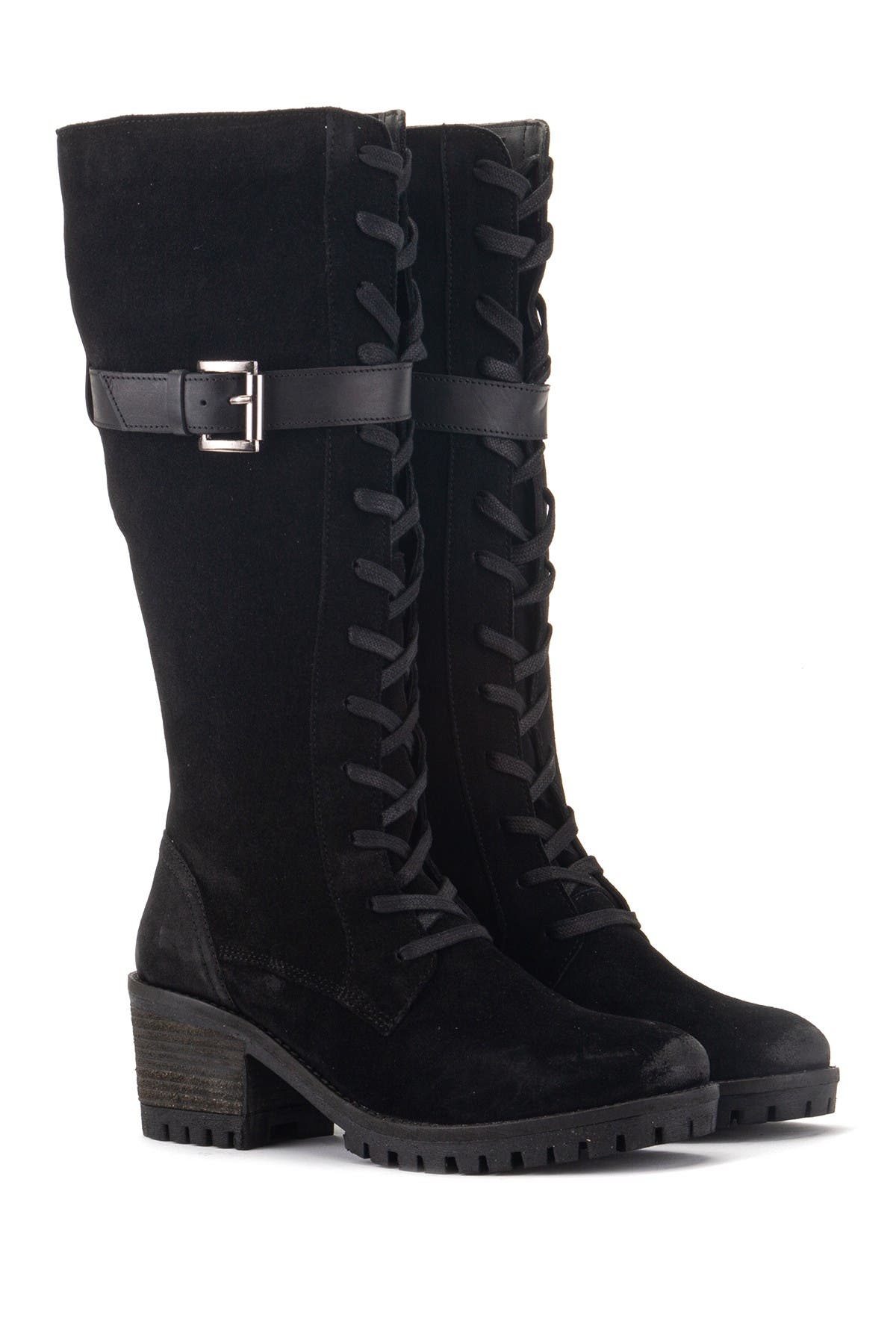 VINTAGE FOUNDRY Naomi Suede Lace-Up Boot, Alternate, color, 