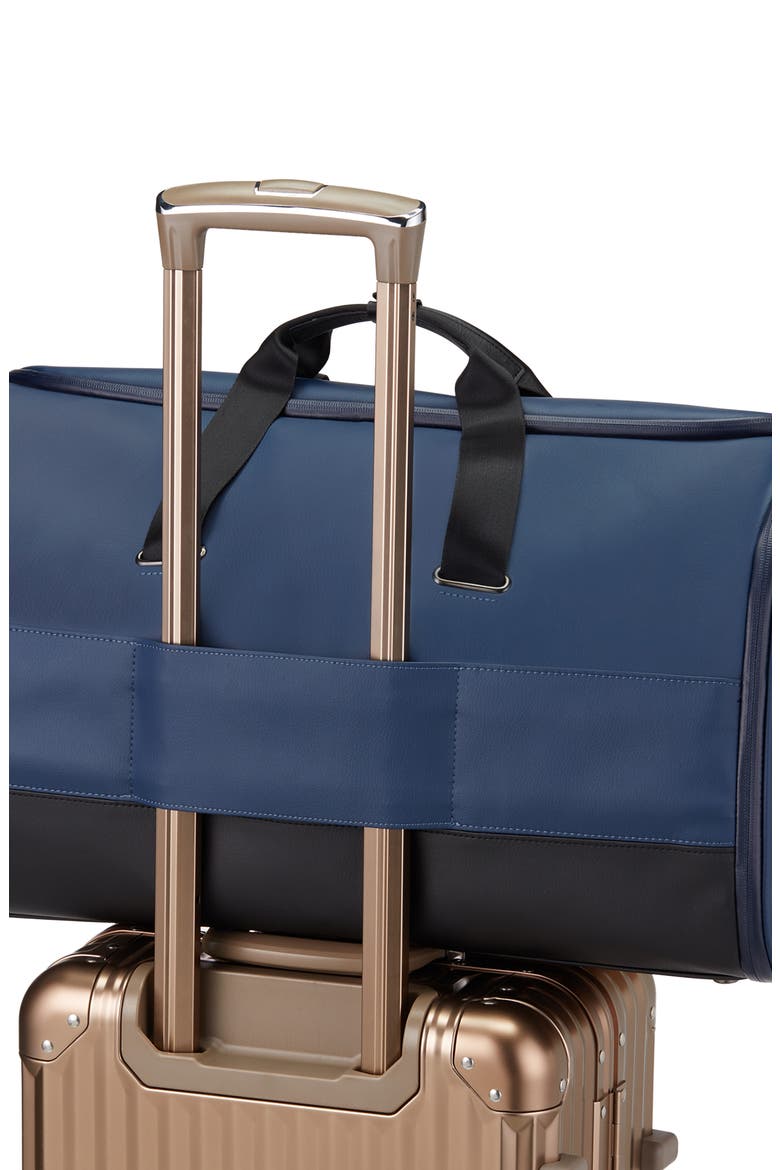 Signature 2.0 Garment Duffle Bag, Alternate, color, PEBBLE NAVY/PEBBLE BLACK