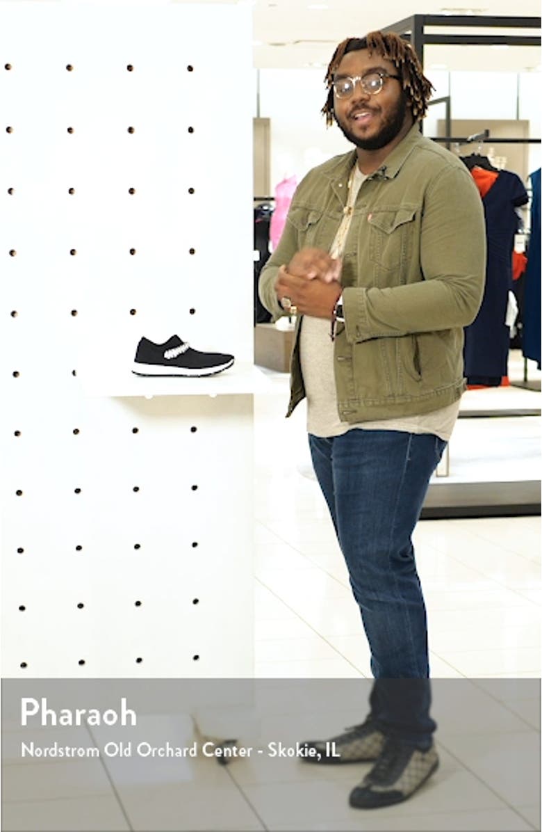 Norway Crystal Logo Knit Sneaker, sales video thumbnail