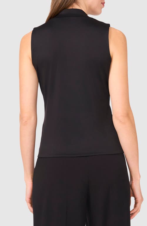 Halogen ® Sleeveless Mock Neck Top In Black