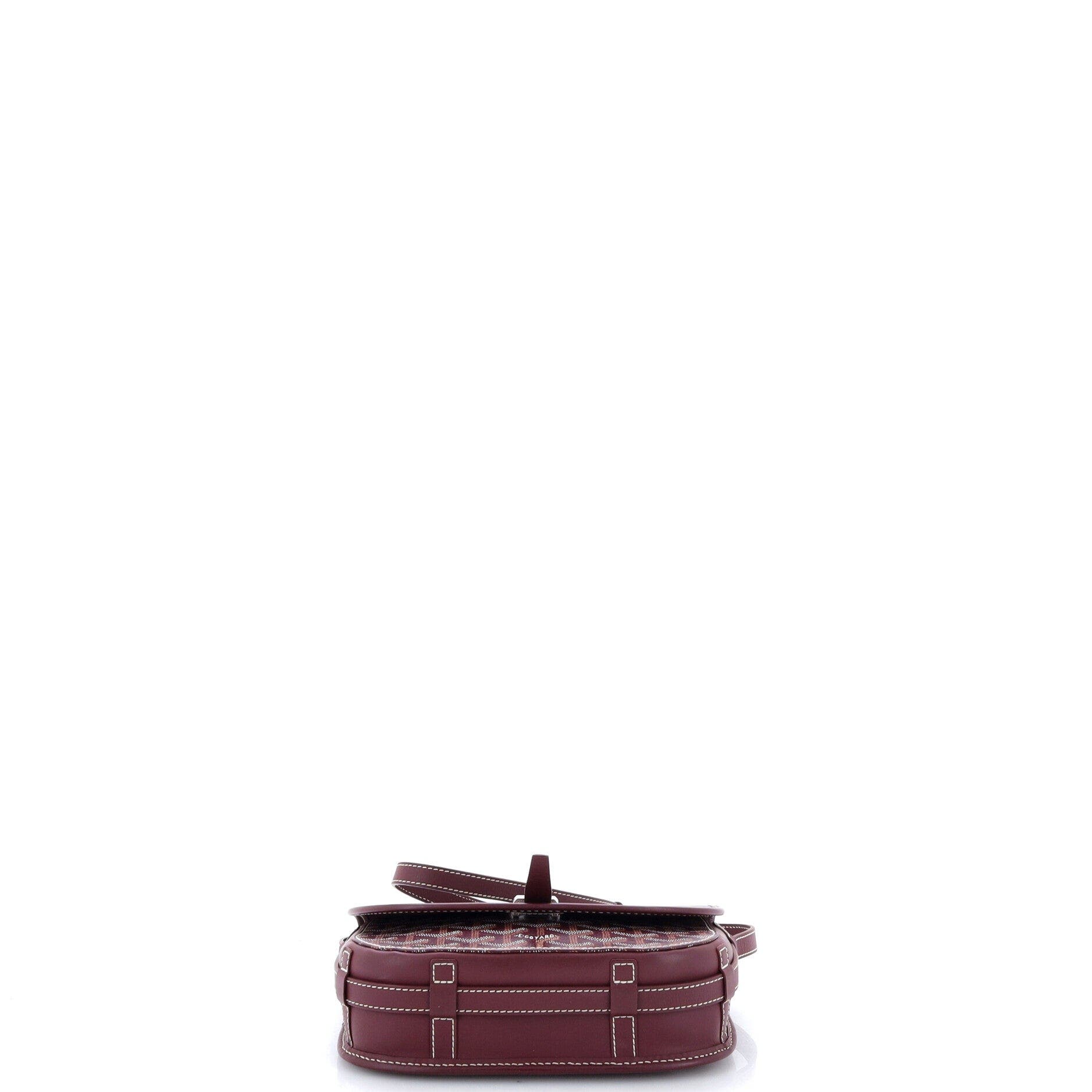 Belvedere II Messenger Bag Coated Canvas PM, Alternate, color, Burgundy