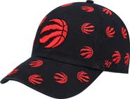 '47 Men's '47 Black Toronto Raptors Confetti Cleanup Adjustable Hat