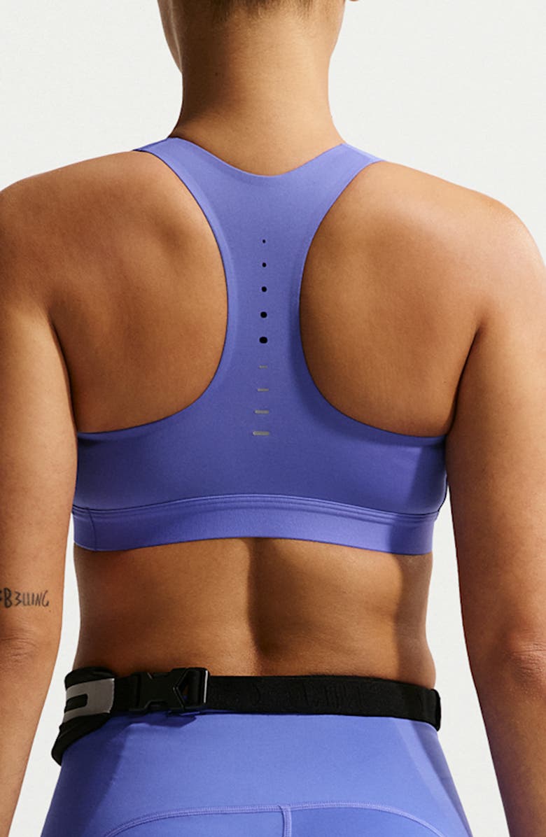 Nike Swift Dri-FIT High Support Sports Bra, Alternate, color, Sapphire/ Silver