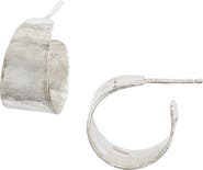 Nashelle Mood Small Hammered Hoop Earrings