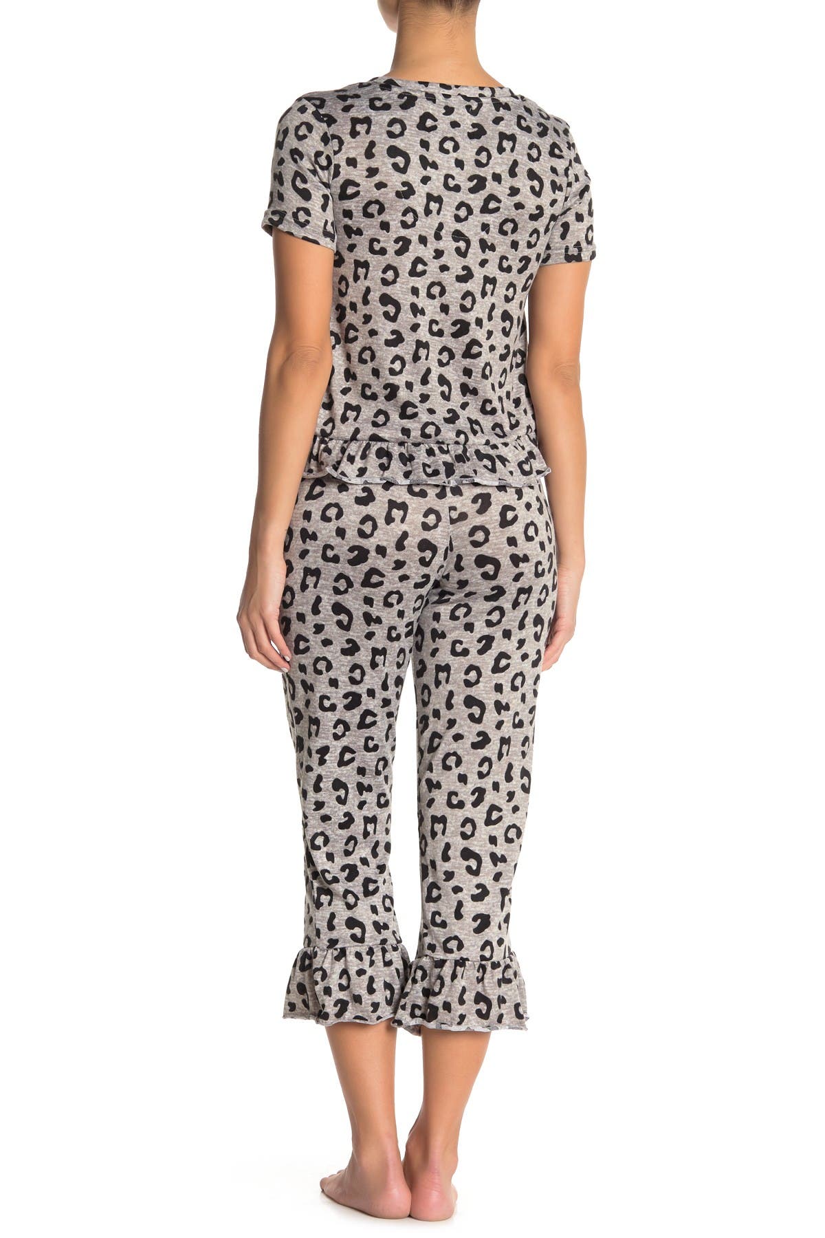 PJ COUTURE Whisper Ruffle 2-Piece PJ Set (Women) | Nordstromrack