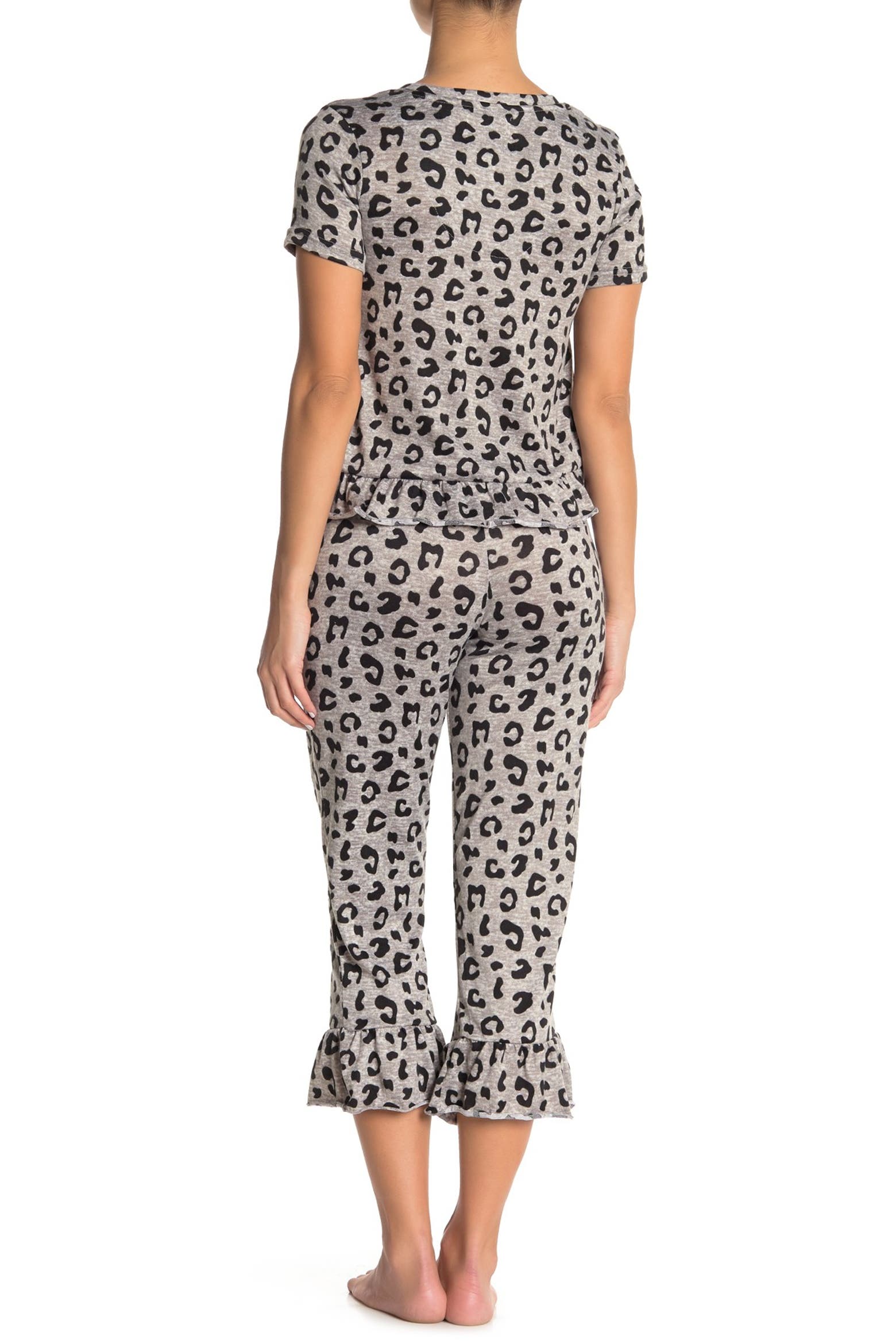 Ruffle Model PJ COUTURE Whisper Ruffle 2-Piece PJ Set (Women) | Nordstromrack