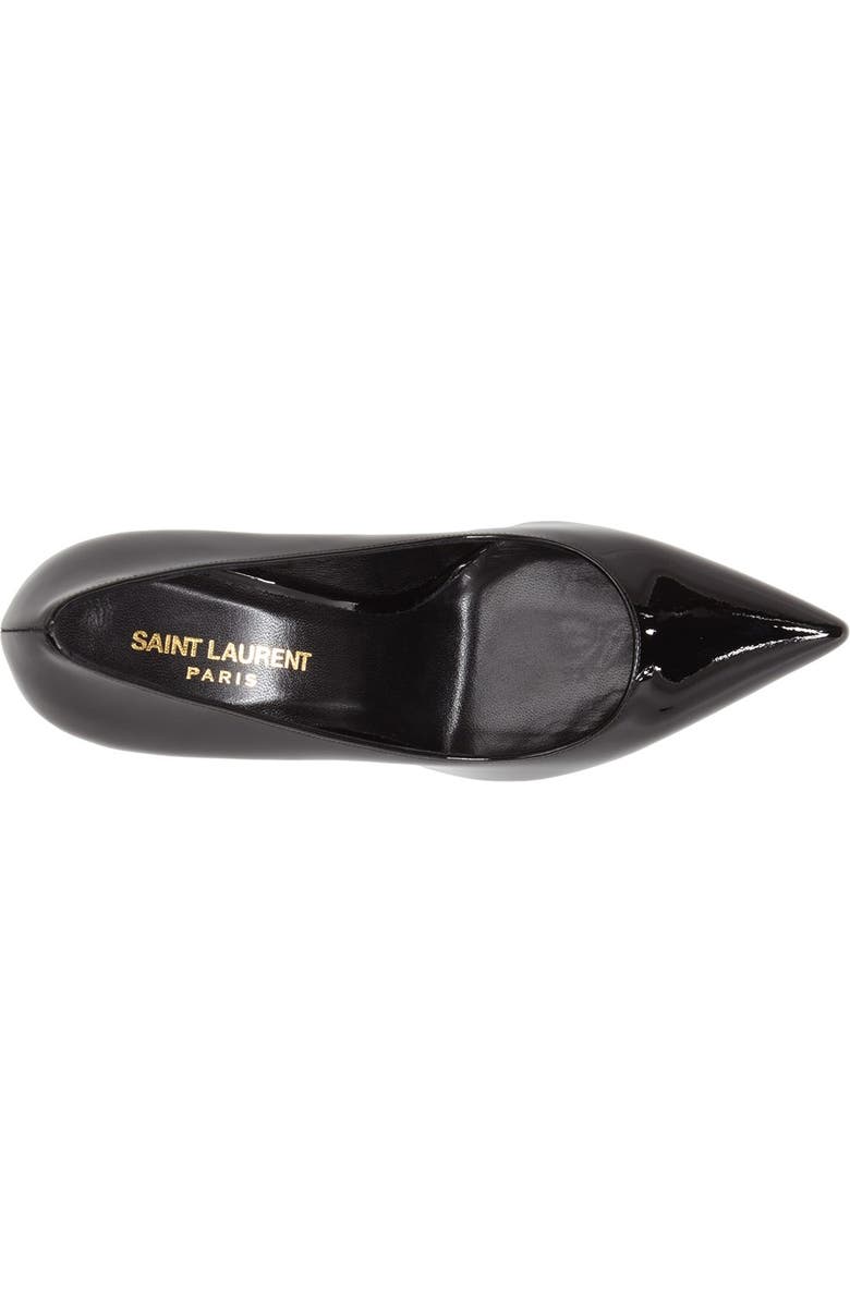 Saint Laurent 'Paris' Pointy Toe Pump, Alternate, color,