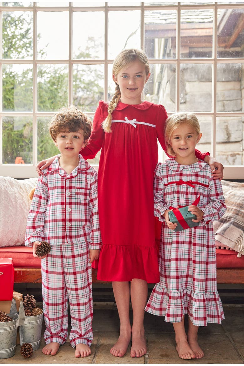 Kids' Classic Nightgown, Alternate, color, Holiday Plaid