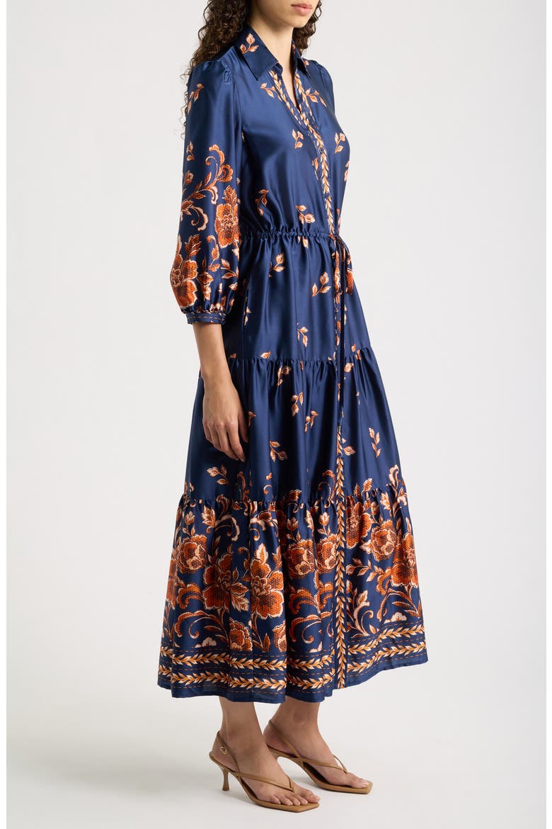 Printed Shirtdress, Alternate, color, NAVY MULTI