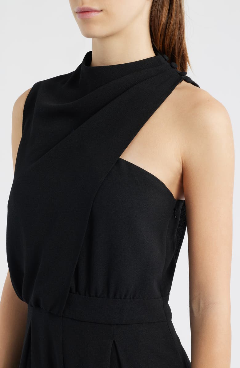 Black Halo Floella Asymmetric Jumpsuit, Alternate, color,