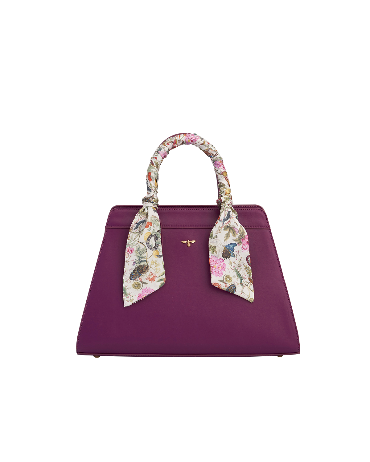 Fable England Floral Engravings Large Plum Tote, Alternate, color, Purple