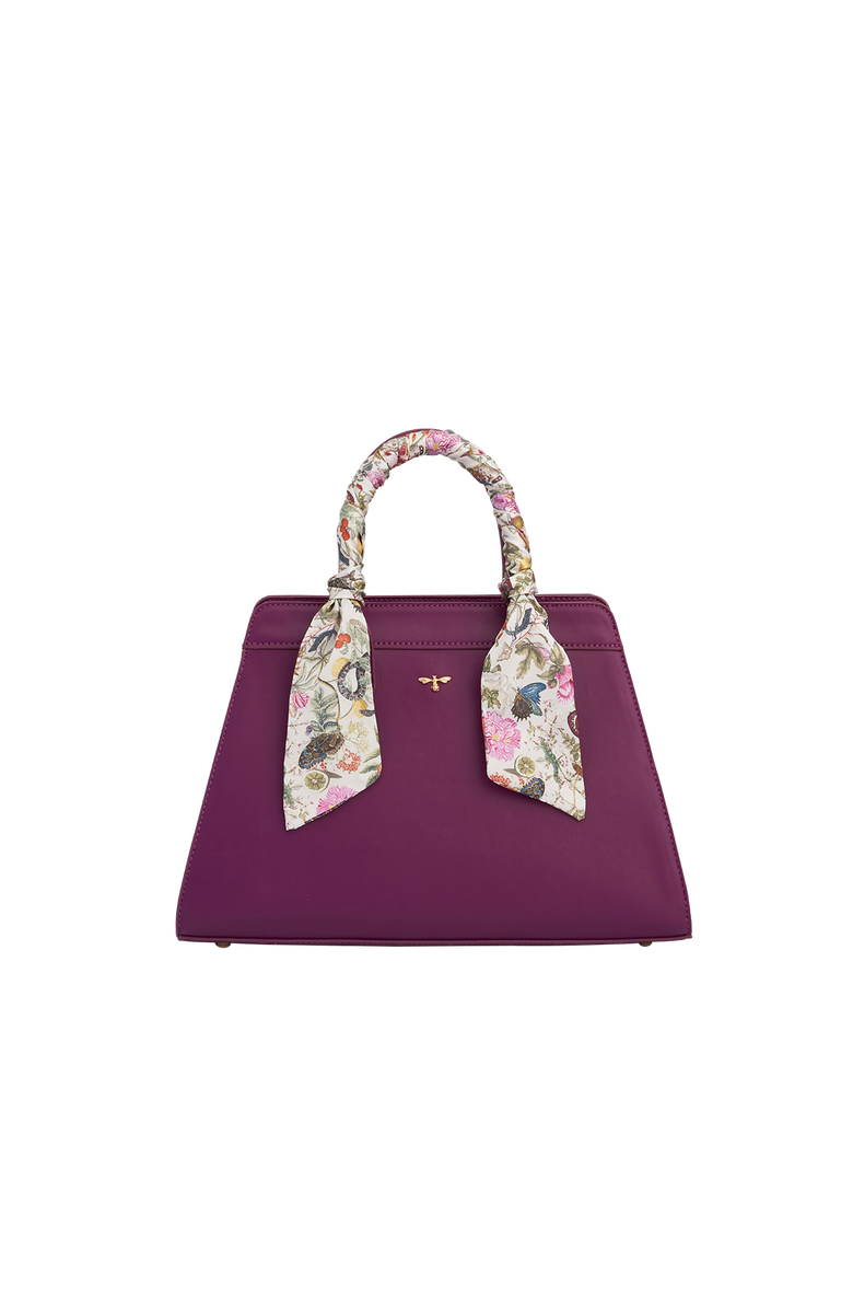 Fable England Floral Engravings Large Plum Tote, Alternate, color, Purple
