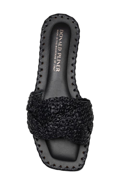 DONALD PLINER DONALD PLINER WOVEN SLIDE SANDAL