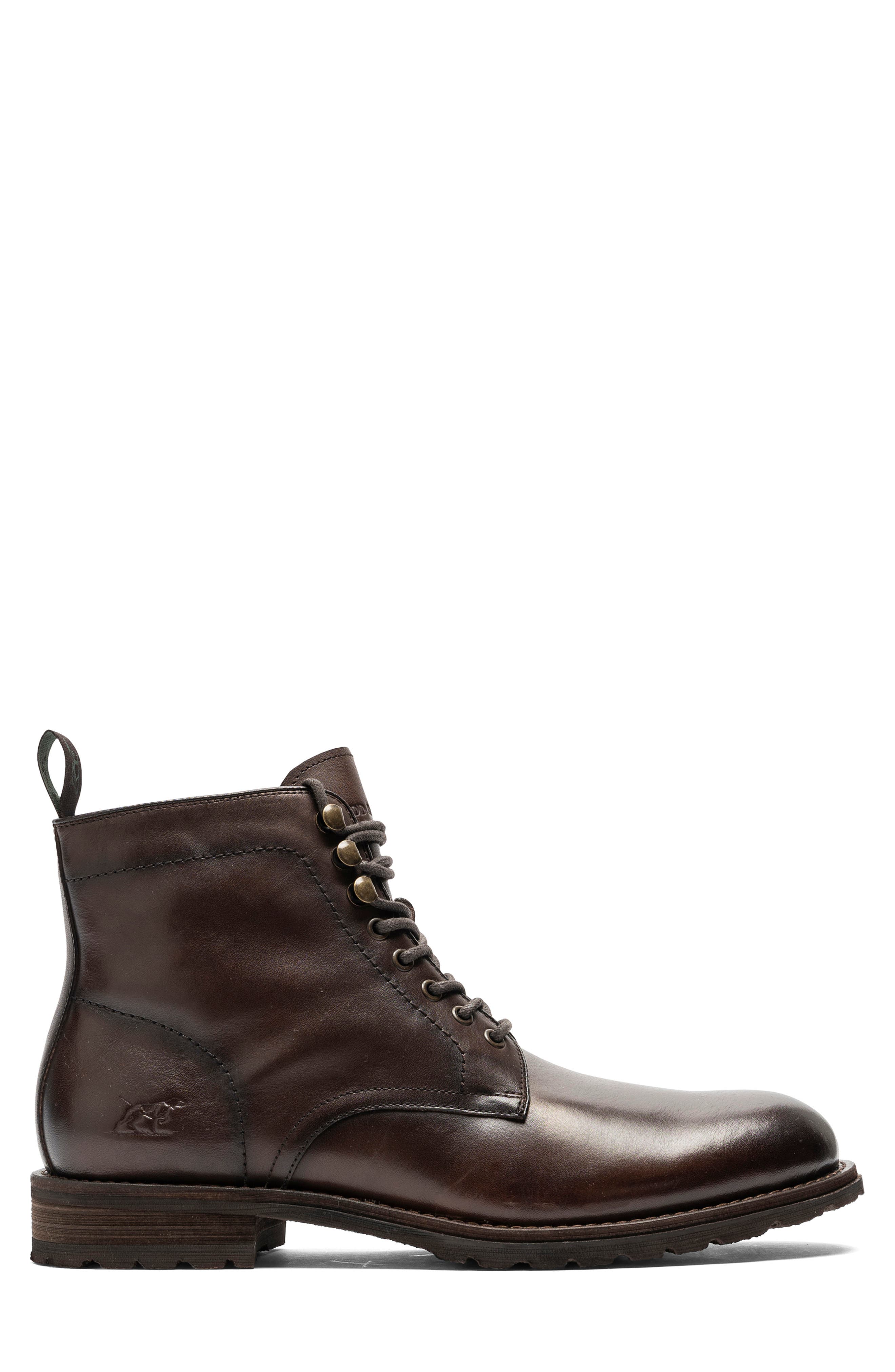 Rodd & Gunn Franz Lace-Up Military Boot, Alternate, color, Testa Di Moro