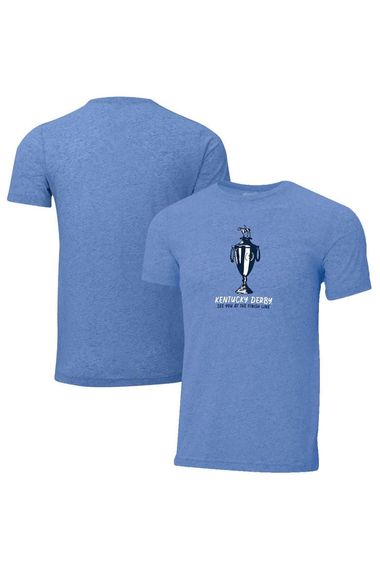 Youth Ahead Blue Kentucky Derby Kentucky Derby 150 Finish Line Tri-Blend T-Shirt, Main, color, Blue