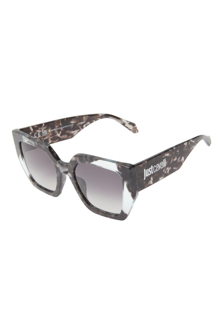 53mm Square Sunglasses, Alternate, color, GREY HAVANA GREY HAVANA SMOKE