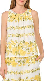 Ted Baker Sleeveless Floral Print Top