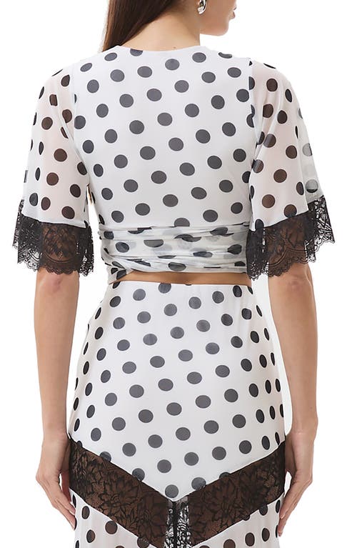 AFRM AFRM ARLINGTON MESH WRAP CROP TOP 