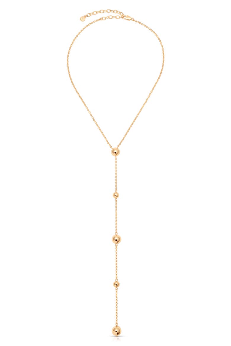 Pop the Bubbly Y-Necklace, Main, color, GOLD