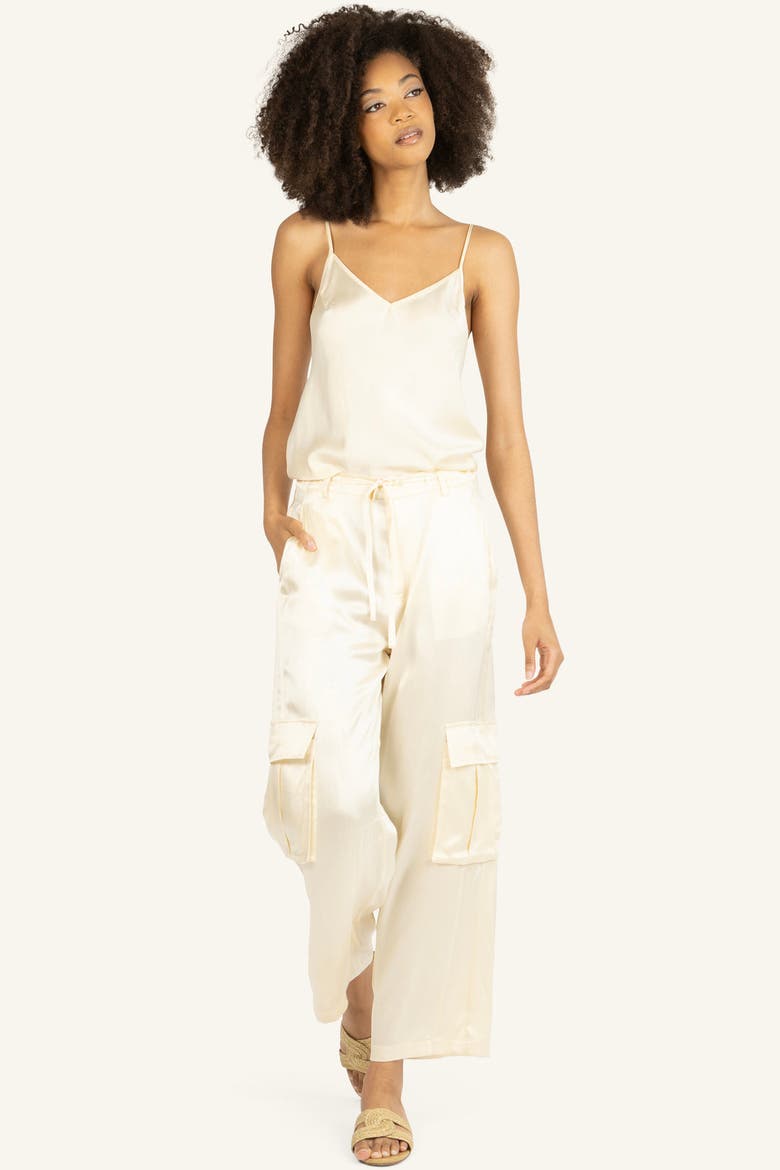 Lyla Pants, Alternate, color, Vintage Crème