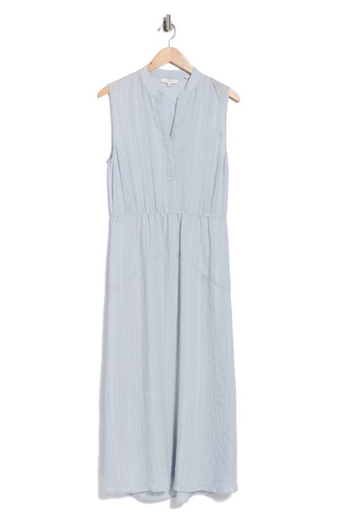 Drapey Striped Tiered Dress