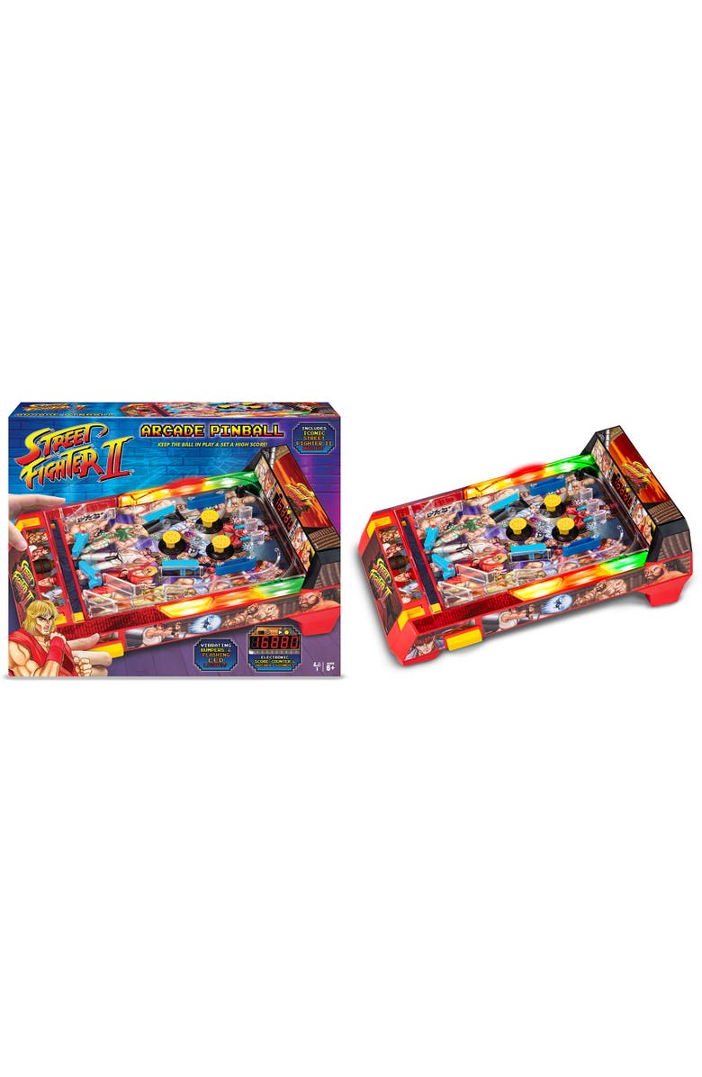 Street Fighter Arcade Pinball Premium Series Tabletop Game, Alternate, color, Multicolored